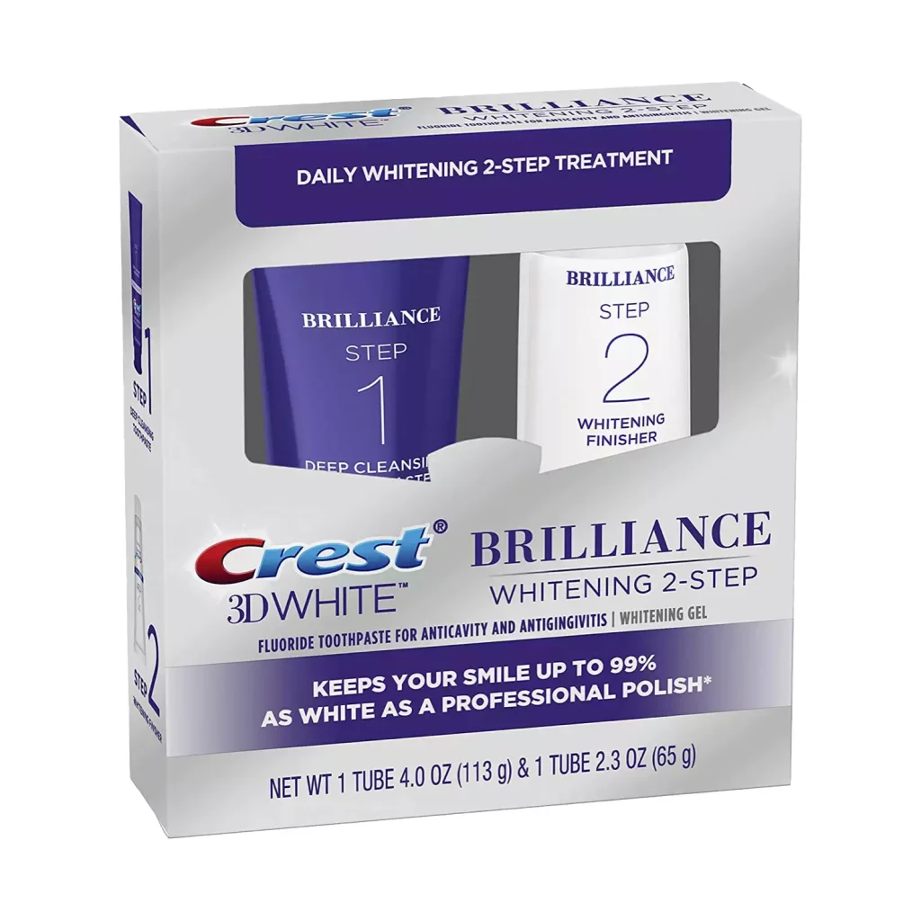 Система за избелване на зъби Crest 3D White Brilliance Two-step